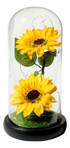 Girasol Eterno Premium Con Luz Led