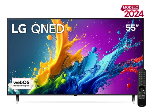 Pantalla LG Qned  4k Smart Tv 2024 Thinq Ai 55qned80tsa