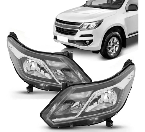 Farol Com Led S10 Trailblazer 2017 2018 2019 2020 2021 2022