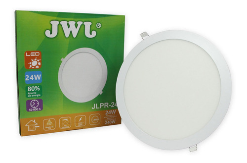 Panel Led Empotrable En Plafon Luz Blanca 24w Jlpr24 Jwj 5pz