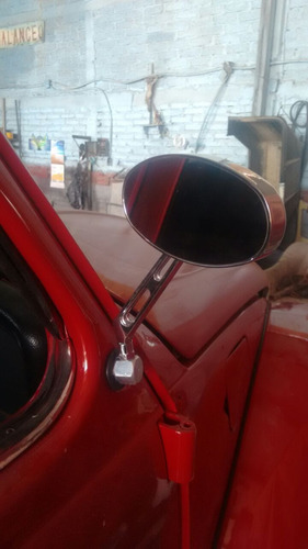 Espejo Billet Empi Original Vocho Ovalado Cromado Izquierdo Y Derecho 2 Piezas Vw (a)