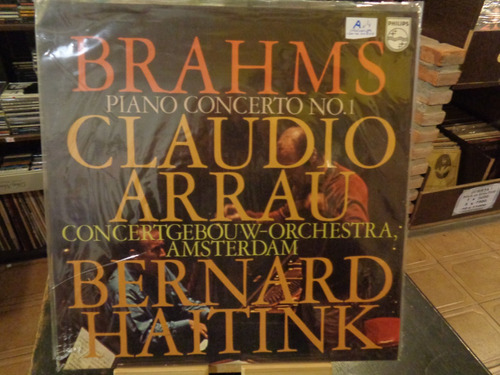 Claudio Arrau Bernard Haitink Brahms Vinilo Holanda