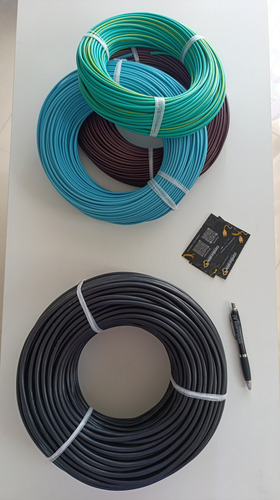 Cable Unipolar 1 Mm Silicona 100 Mts Normalizado Conducable Celeste