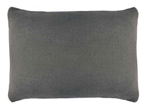 Funda De Almohada Alpes Gris Std Textura Borrega Vianney