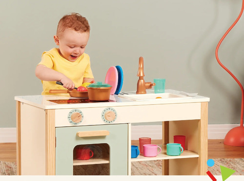 Cocinita Madera +30 Accesorios *envio Gratis*