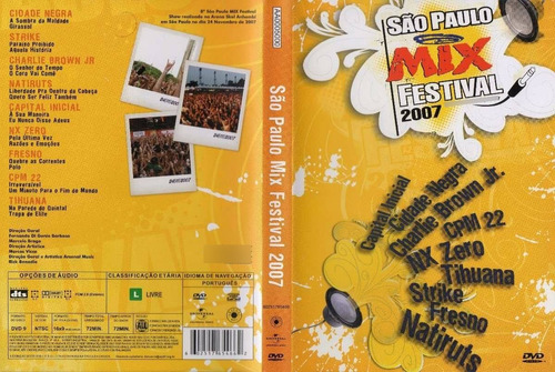 Dvd Lacrado São Paulo Mix Festival 2007 Capital Inicial Char