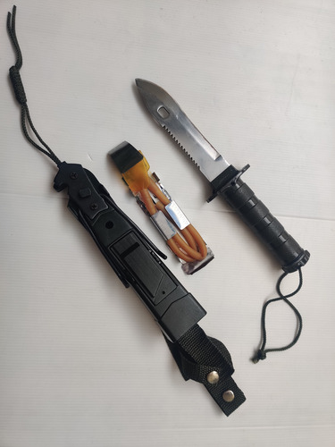 Cuchillo Rambo Completo Stamless Steel