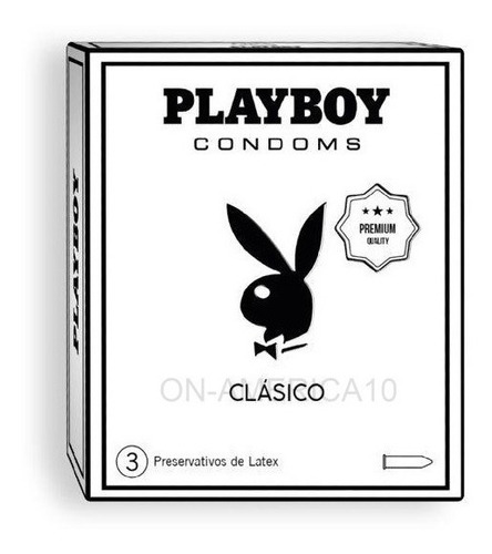 Preservativo Condon Clasico Playboy Testeados X3 Unidades