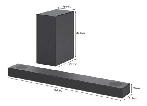 Imagen 3 de 7 de Barra De Sonido Con Subwoofer S75q LG