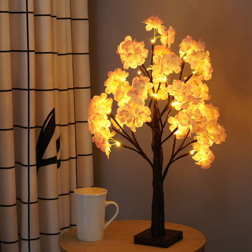Luces Led Con Forma De Árbol De Cerezo En Forma De Árbol De