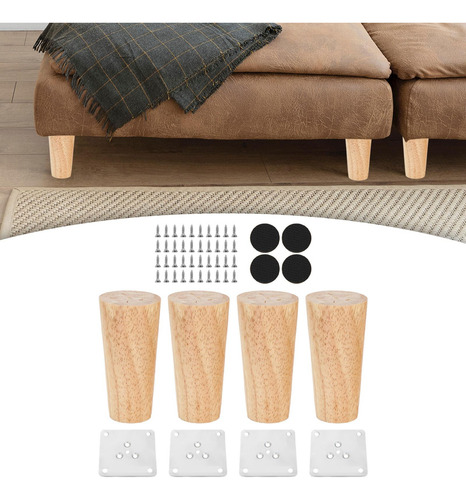 Patas De Gabinete De 4 Piezas, Patas De Altura 10cm