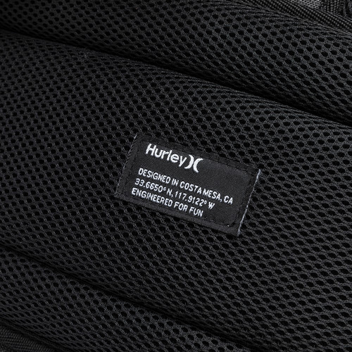 Mochila Hurley Bolsa Executiva Notebook Espaçosa Reforçada Cor Preto Desenho Do Tecido Liso