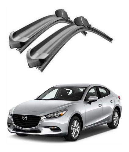 Plumas Limpiaparabrisas Bananas Mazda 3 Sedan 2013 Al 2021