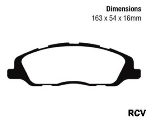 Balatas Disco  Delantera Para Ford Mustang Gt 4.6l V8 2010