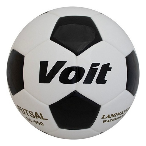 Balón Futsal Voit Ss 990 Lamianado Bote Medio Color Blanco/Negro