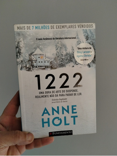 Libro 1222, Jornal Diario De Suecia, Anne Holt, En Portugués