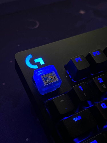 Keycap Gameboy Pokemon Blue