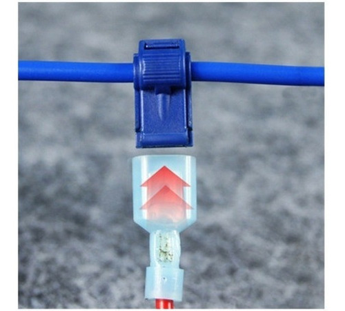 Imagem 5 de 5 de Kit 5 Conectores T Emenda Cabo Elétrico 0,75mm A 2,5mm