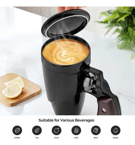 Caneca De Cerâmica Pukomc Cool Revolver Com Alça De Madeira