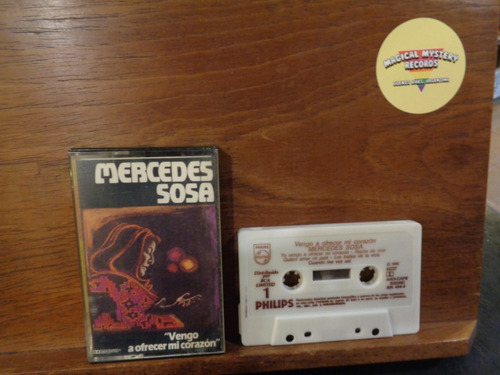 Mercedes Sosa Vengo A Ofrecer Mi Corazón Cassette Folklore