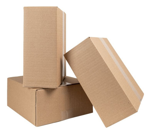 Caja Cartón E-commerce 25x22x10 Cm Paquete 25 Piezas C16