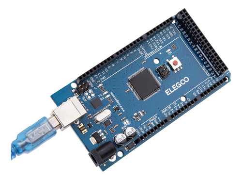 Placa De Desarrollo Elegoo Mega R3 Atmega 2560 Con Cable Usb