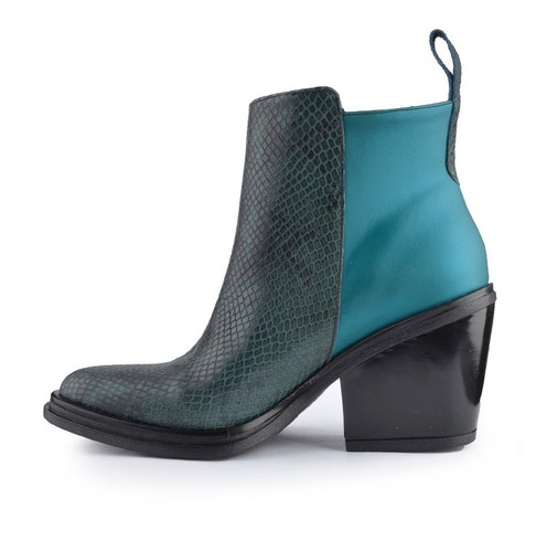 Imagen 4 de 7 de Botinetas Botitas Botas De Mujer De Cuero Kioto - Ferraro