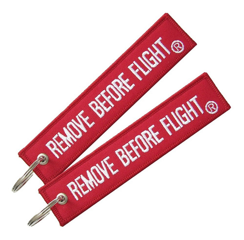 2 Llaveros  Remove Before Flight ® Combo