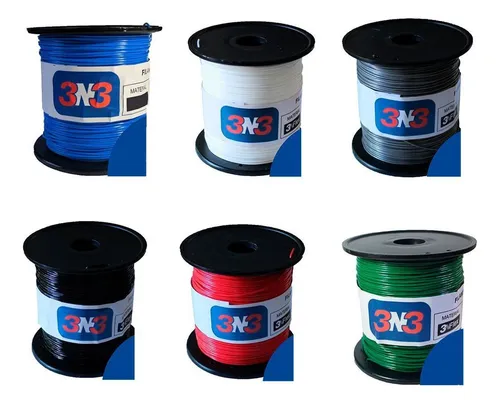 Filamento 3D 3n3 Flex de 1.75mm y 500g azul