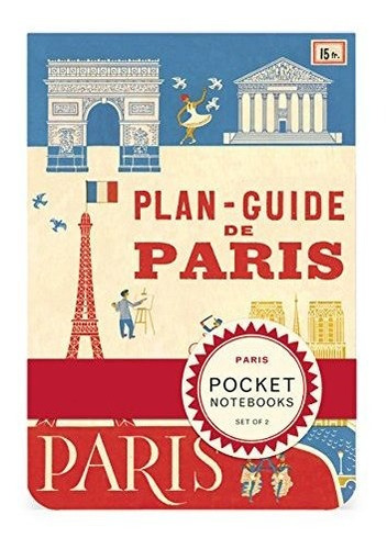 Cuadernos - Cavallini Papers & Co. Pocket Notebook Set Paris