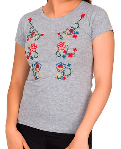 Set De 2 Blusas Playera Cuello Redondo Talla Ch M-821-1