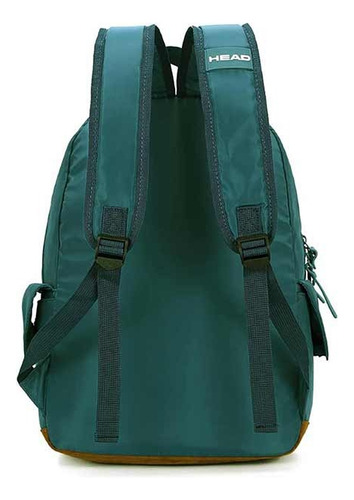 Mochila Head Urbana Universitaria Escolar Ideal Estudiantes Color Azul Petróleo Diseño De La Tela Liso