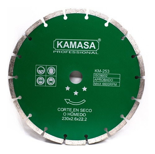 Disco Diamantado 9¿ Kamasa Km 253