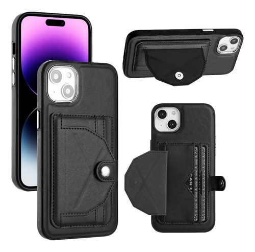 Funda De Teléfono Anticaída De Cuero Pu Para iPhone