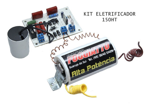 Kit Eletrificador De Cerca Rural 127/220v Alta Pot. 35 Ht