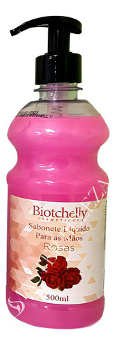 Sabonete Liquido Para As Mãos Biotchelly Rosas 500ml
