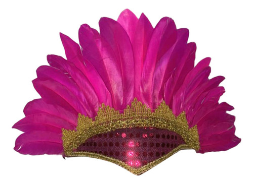 Diadema De Plumas, Tocado, Sombrero Indio Jefe [u]