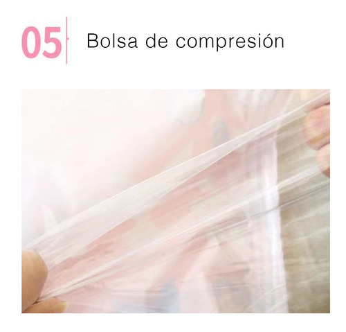 Pack Bolsas 3 Unid. Al Vacío Guarda Ropa 70x50cm 1 Bombín