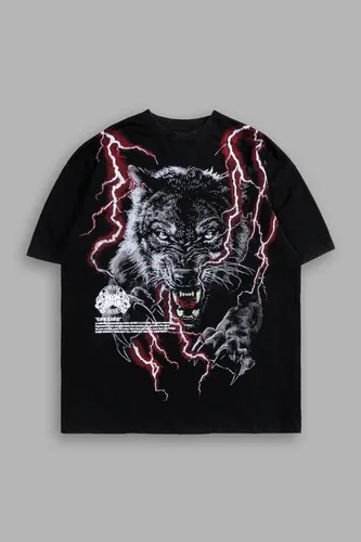 Playera wolves negra deals