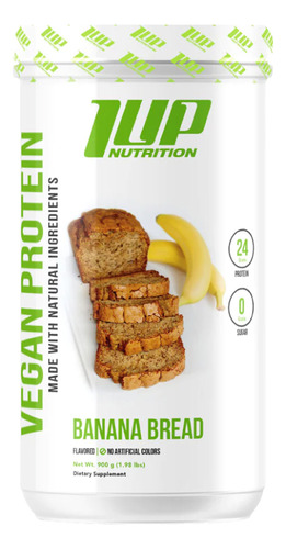 Vegan Protein 1.98 Lbs - 1up Sabor Banana Bread