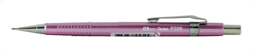 Portaminas 0.9mm Pentel P209.e-sharp Mech Met.pink