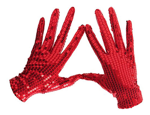 Guantes Star Para Adulto, Disfraz De Fiesta Nocturna, Con Le