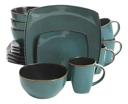 comprar Set De Vajilla Reactiva Gibson Elite Soho Lounge, Verde