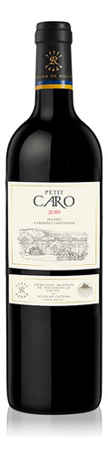 Vino Tinto Petit Caro Cabernet Suvignon - Malbec 750 Ml