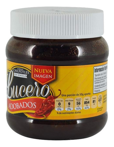 2 Piezas Chiles Chipotles Adobados Lucero