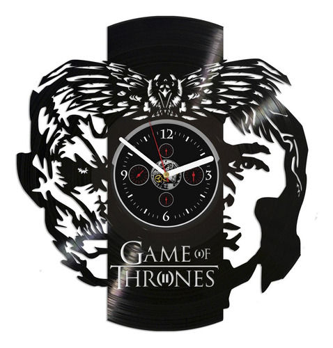 Reloj De Pared Hecho A Mano De Game Of Thrones De Vinilo De 