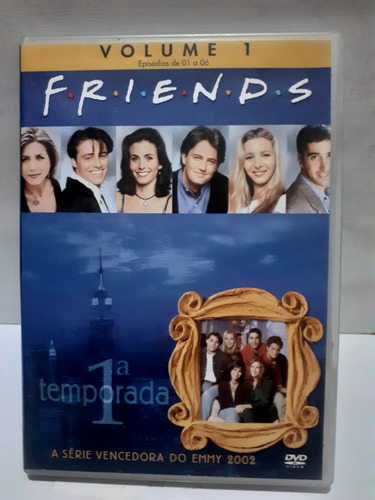 Dvd 1ª Temporada F R I E N D S Volume I Amizade 6 Episódios (Usado)