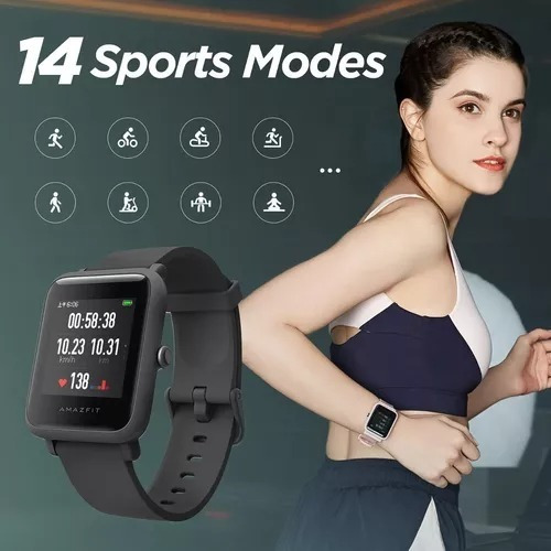 Imagen 6 de 7 de Reloj Smartwatch Cuadrado Xiaomi Amazfit Bip S Lite