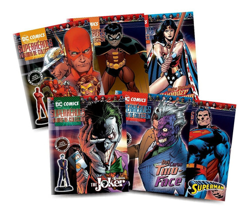 Imagen 9 de 9 de Dc Comics Set X 6 Figuras - Superman Flash The Joker