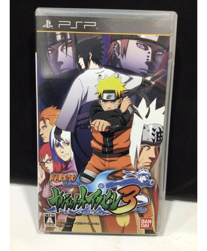 Naruto Shippuden Ultimate Ninja Heroes 3 - Psp - Jp Original